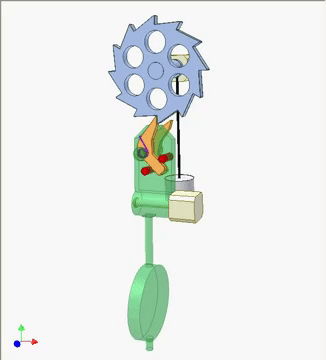 Pendulum Anchor Escapement